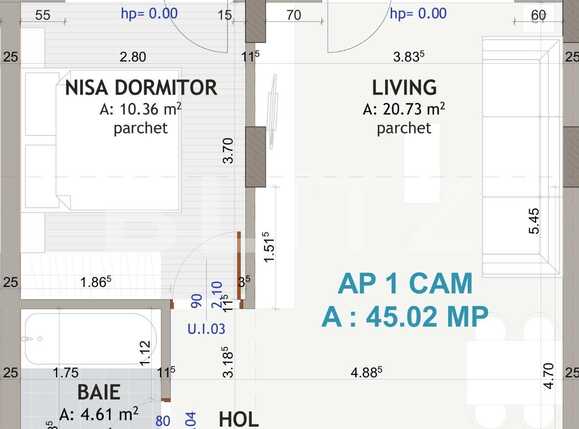 Apartament de vânzare 2 camere Floreşti - 82607AV | BLITZ Cluj-Napoca | Poza1