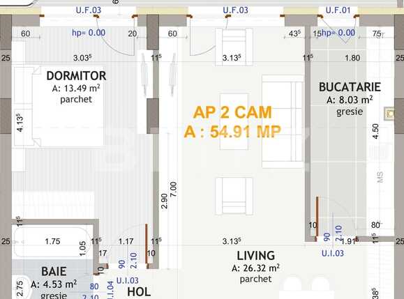 Apartament de vânzare 2 camere Floreşti - 82610AV | BLITZ Cluj-Napoca | Poza1
