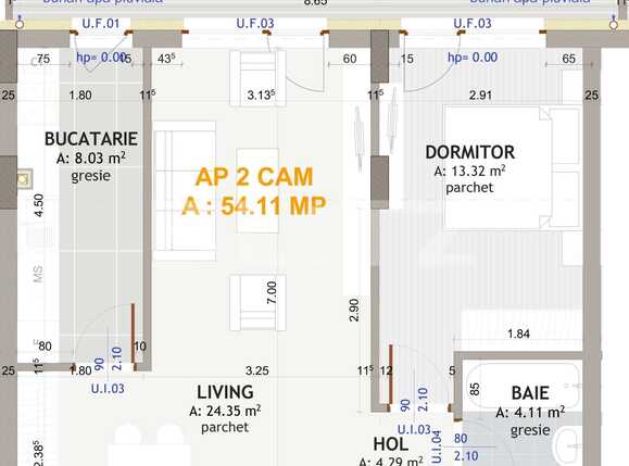 Apartament de vânzare 2 camere Floreşti - 82611AV | BLITZ Cluj-Napoca | Poza1