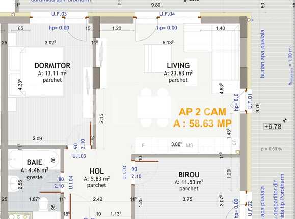 Apartament de vânzare 3 camere Floreşti - 82613AV | BLITZ Cluj-Napoca | Poza1