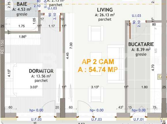 Apartament de vânzare 2 camere Floreşti - 82616AV | BLITZ Cluj-Napoca | Poza1