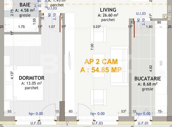 Apartament de vânzare 2 camere Floreşti - 82619AV | BLITZ Cluj-Napoca | Poza1