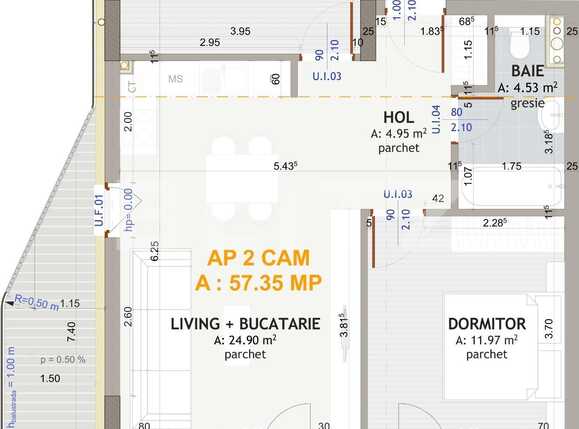 Apartament de vânzare 2 camere Floreşti - 82620AV | BLITZ Cluj-Napoca | Poza1