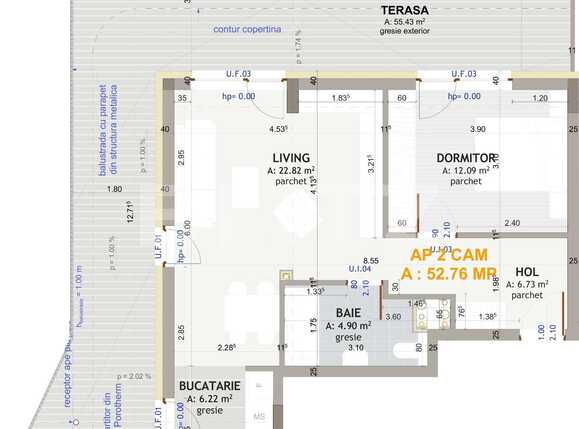 Apartament de vânzare 2 camere Floreşti - 82677AV | BLITZ Cluj-Napoca | Poza1