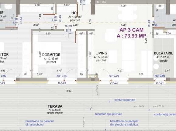 Apartament de vânzare 3 camere Floreşti - 82686AV | BLITZ Cluj-Napoca | Poza1