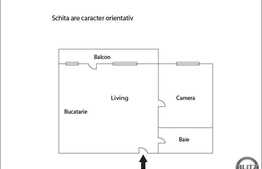 2 camere, 42 mp, mobilat, loc de parcare, zona Calea Baciului