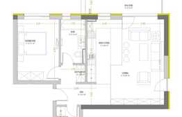 Apartament 2 camere, decomandat, 57 mp, zona Carpatilor