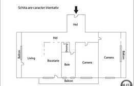 De vanzare in zona Campului, apartament cu 3 camere, 92 mp plus 3 balcoane