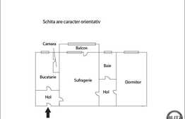 Vanzare apartament cu 2 camere, 50 mp utili, zona S. Albini, cu boxa