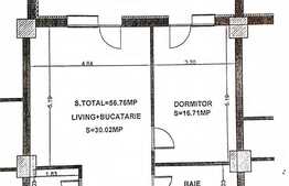 Oferta saptamanii!  Apartament 2 camere, 57 mp, etaj intermediar,terasa de 13,5 mp, cartier  Intre lacuri !