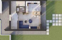 Casa insiruita de vanzare, 81 mp , mobilata si utilata, doua garaje ! zona Terra  