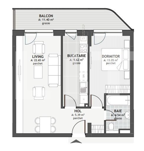 Apartament de vânzare 2 camere Floreşti - 83136AV | BLITZ Cluj-Napoca | Poza2