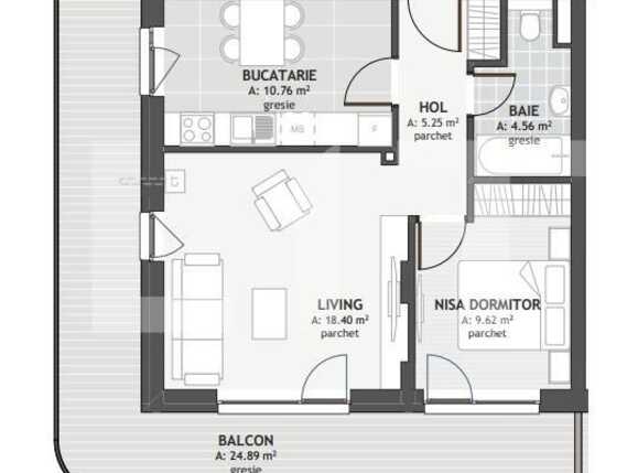 Garsonieră de vânzare Floreşti - 83167AV | BLITZ Cluj-Napoca | Poza1