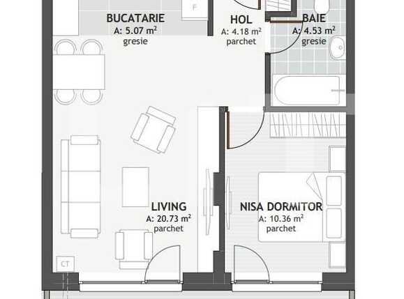 Apartament de vânzare 2 camere Floreşti - 83172AV | BLITZ Cluj-Napoca | Poza2