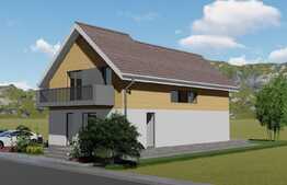 Casa individuala in Bod, proiect, 500 mp teren!