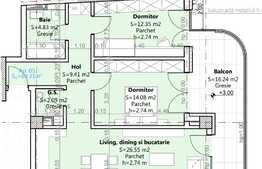 Investitie de succes la cheie! Apartament 3 camere, imobil nou, finisaje lux, preluare chiriasi, zona Centrala