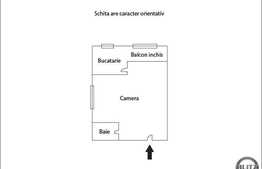 De vanzare garsoniera, 28 mp, zona strazii Parang