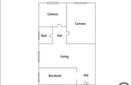 Apartament 3 camere de vanzare, 46 mp utili, zona Ciucas, cu parcare