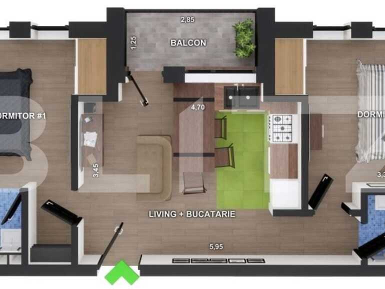 Apartament de vânzare 3 camere Floreşti - 83408AV | BLITZ Cluj-Napoca | Poza1