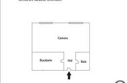 Apartament cu o camera, 33 mp in Piata Unirii!