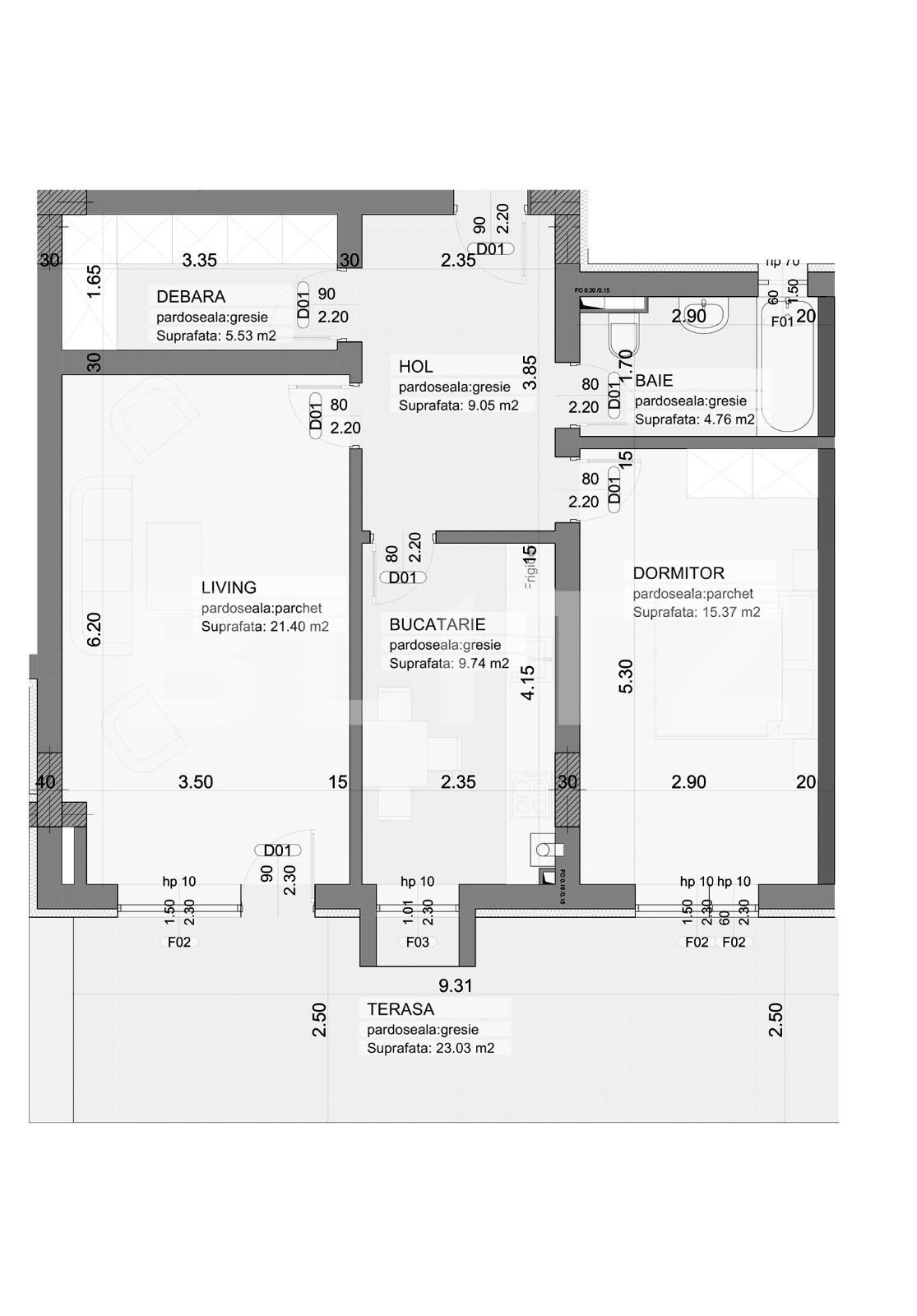 Apartament de vânzare 2 camere Grivitei - 83572AV | BLITZ Brașov | Poza1