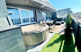 Penthouse 2 camere, 62 mp, terasa cu jacuzzi, AC, zona Vivo