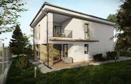 Casa individuala de vanzare, 120 mp utili, 550 mp teren, Chinteni