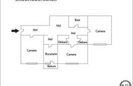 Vanzare apartament 3 camere, 74 mp utili, zona Parang, cu boxa si garaj de tabla