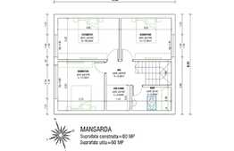 Casa la rosu de 120 mp in Bod