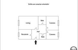 Vanzare apartament 3 camere, 63 mp, decomandat, zona Sigma Center