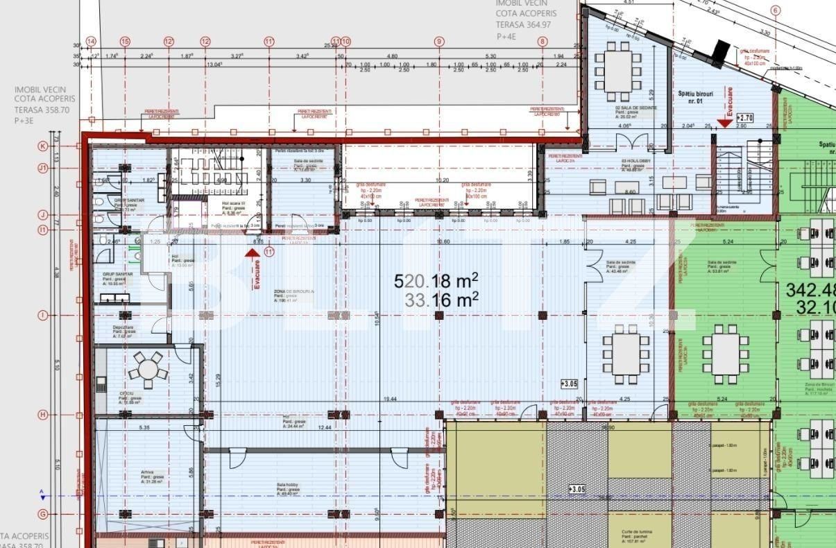 Spațiu birouri de închiriat Semicentral - 84061SIB | BLITZ Cluj-Napoca | Poza8