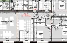 Apartament de 4 camere, 120 mp, imobil tip vila, parcare, Buna Ziua