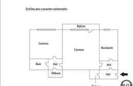 Vanzare apartament 2 camere, 60.35 mp utili, zona G. Alexandrescu, cu boxa