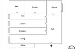 4 camere, 93 mp, decomandate, etaj intermediar, zona strazii Jupiter