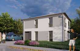 De vanzare casa individuala,120 mp utili, 500 mp teren, Chinteni, zona linistita, panorama