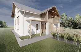 Teren 1100 mp, cu autorizatie constructie duplex, Chinteni, la strada asfaltata!