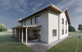 Teren 1100 mp, cu autorizatie constructie duplex, Chinteni, la strada asfaltata!