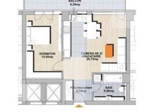 Apartament de vânzare 2 camere Noua - 84438AV | BLITZ Brașov | Poza1