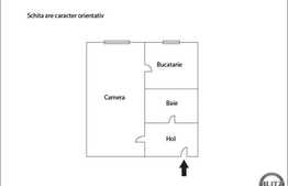 Garsoniera, 22 mp utili, partial mobilata, zona Lidl