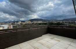 Penthouse 3 camere, 98 mp utili, mobilat/utilat modern, doua terase generoase cu view panoramic, zona Tractoru