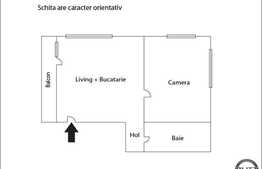 Vanzare apartament 2 camere, 51.08 mp utili, zona Campului