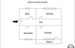 Apartament decomandat, 2 camere, 52 mp, loc de parcare! Zona Muzeul Apei!