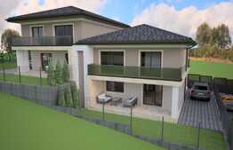 Duplex de vanzare pe 3 niveluri, 161 mp, 300 mp teren, Luna de Sus 