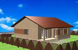 Casa individuala, 121 mp, 500 mp teren, Sacele