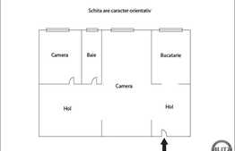 Vanzare apartament 2 camere, 48 mp, zona Iulius Mall