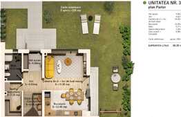 Apartament 4 camere, 120 mp, curte cca 105 mp, zona Tauti!