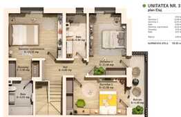 Apartament 4 camere, 120 mp, curte cca 105 mp, zona Tauti!