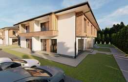 Case cuplate, 120 mp, gradina 95 mp, semifinisat, zona Poligonului 