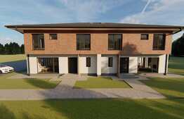 Case cuplate, 120 mp, gradina 105 mp, semifinisat, zona Poligonului  