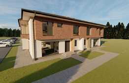 Case cuplate, 120 mp, gradina 105 mp, semifinisat, zona Poligonului  